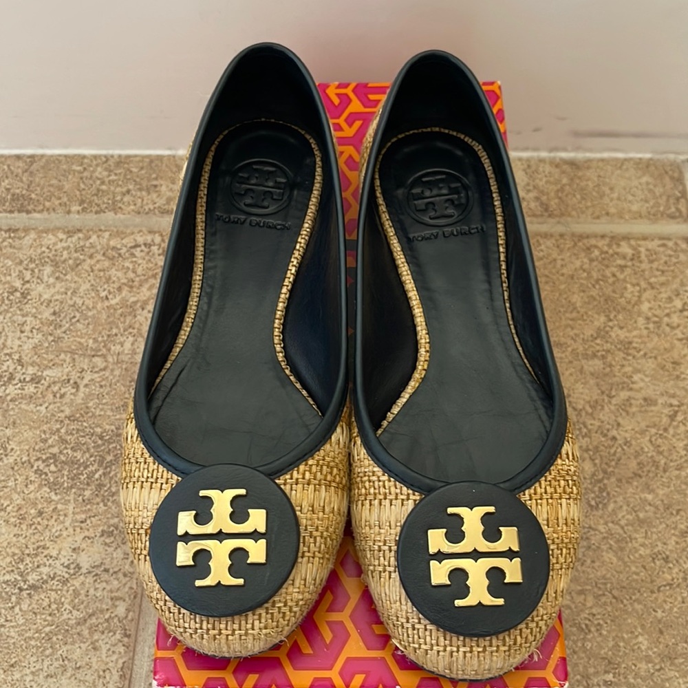 Tory Burch Reva Raffia Straw